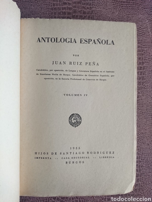 Libros de segunda mano: Antolog&iacute;a espa&ntilde;ola - Foto 3