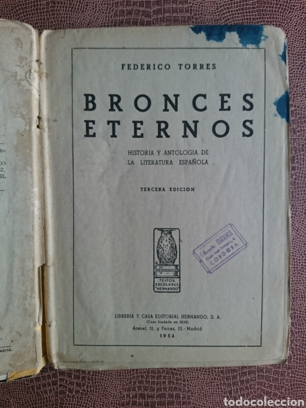 Libros de segunda mano: Bronces eternos - Foto 3