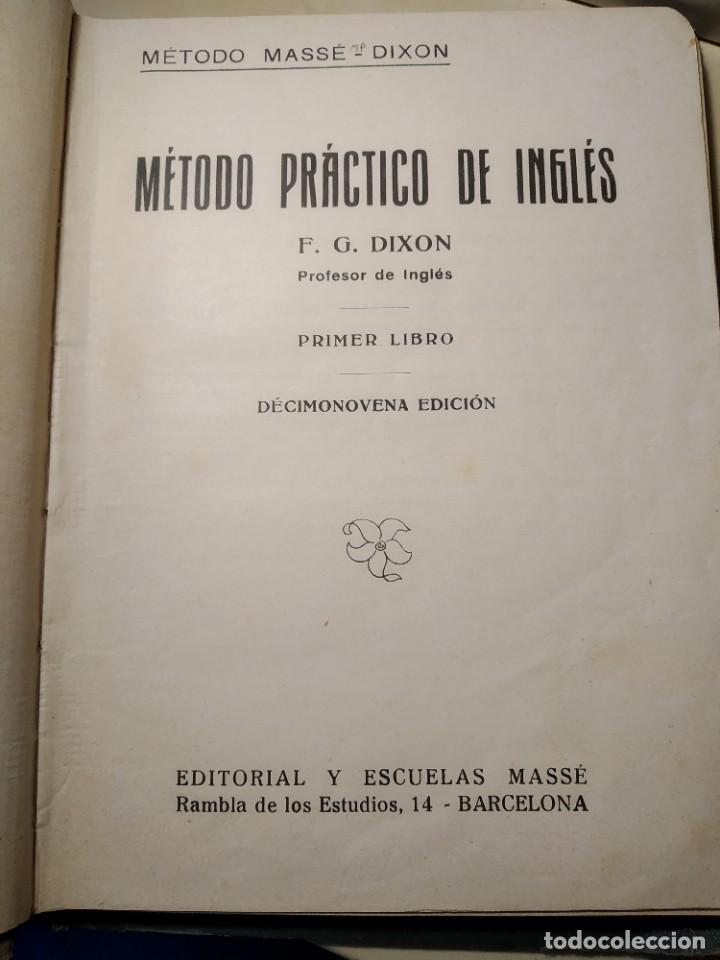 Libros de segunda mano: M&eacute;todo Pr&aacute;ctico de Ingl&eacute;s. F G Dixon - Foto 2