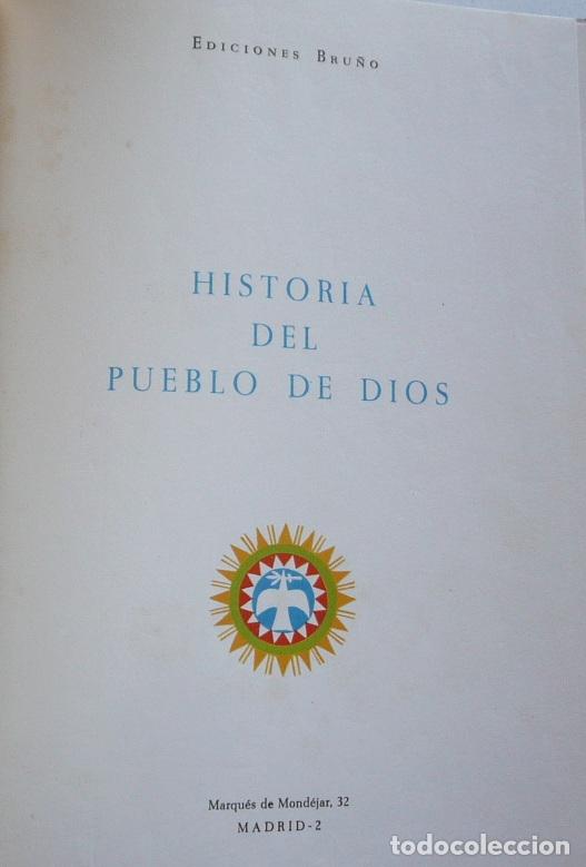 Libros de segunda mano: Historia del Pueblo de Dios (Editorial Bru&ntilde;o, 1962) - Foto 2