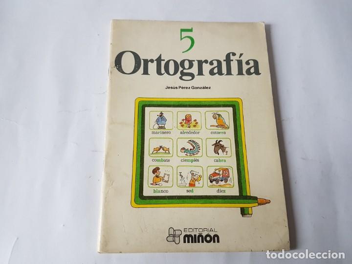 Libros de segunda mano: ORTOGRAFIA, 5 EGB, MI&Ntilde;ON 1988. - Foto 1