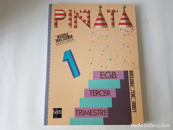 Libros de segunda mano: PI&Ntilde;ATA 1&ordm; EGB, SM, TERCER TRIMESTRE. &iexcl;&iexcl;&iexcl;&iexcl;NUEVO!!! - Foto 1