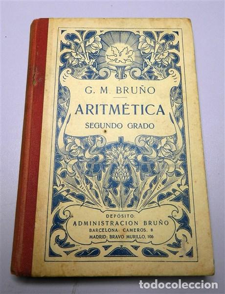 Libros de segunda mano: BRU&Ntilde;O, G.M. Aritm&eacute;tica. Curso Medio - Foto 1
