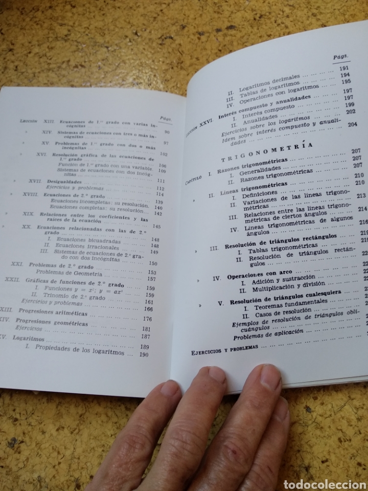 Libros de segunda mano: Algebra y trigonometria - Foto 2