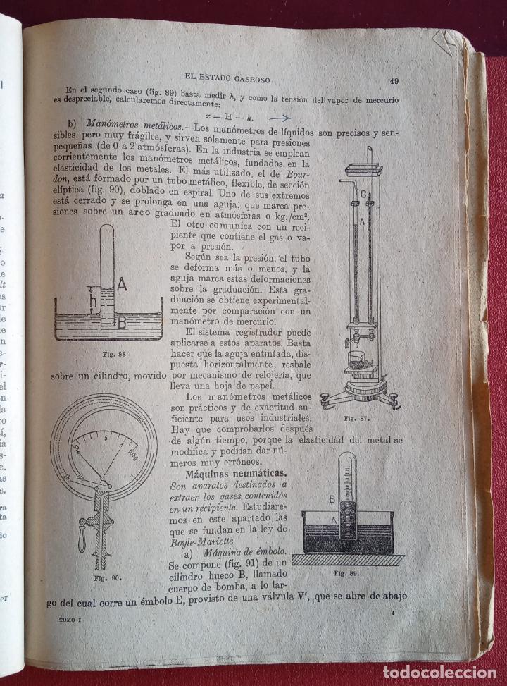 Libros de segunda mano: FISICOA Y QUIMICA. A MINGARO Y V ALEIXANDRE. 1943 - Foto 2