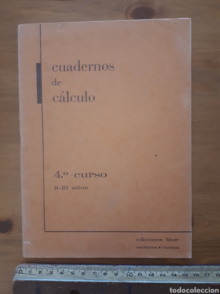 Libros de segunda mano: Cuadernos de c&aacute;lculo. Ediciones L&iacute;ber. 4&deg; curso. - Foto 1