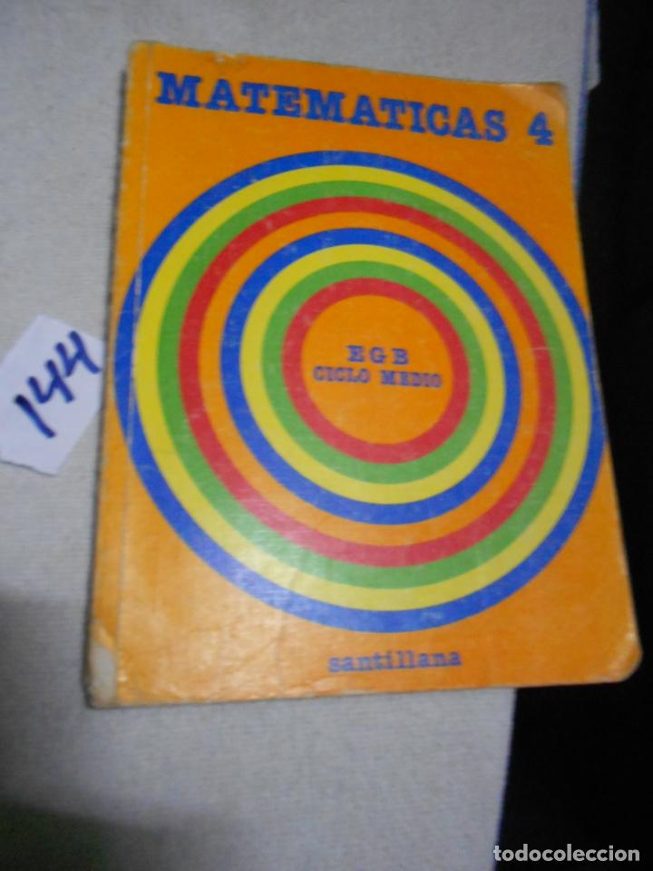 Libros de segunda mano: ANTIGUO LIBRO DE TEXTO - MATEMATICAS 4&ordm; EGB - Foto 1