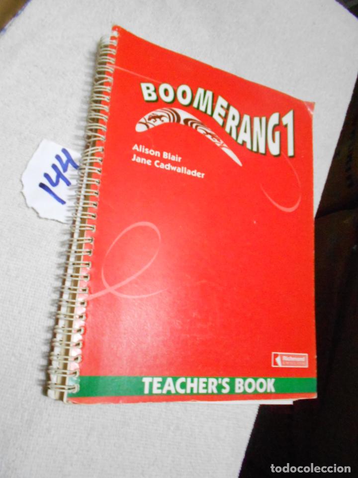 Libros de segunda mano: ANTIGUO LIBRO DE TEXTO - INGLES - BOOMERANG 1