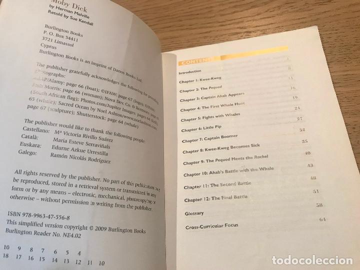 Libros de segunda mano: MOBY DICK - HERMAN MELVILLE - BURLINGTON - 4&ordm; ESO - Foto 2
