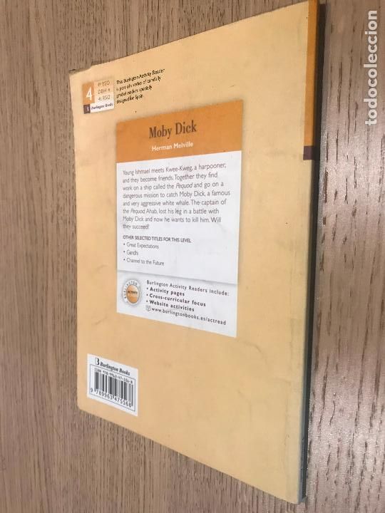 Libros de segunda mano: MOBY DICK - HERMAN MELVILLE - BURLINGTON - 4&ordm; ESO - Foto 6