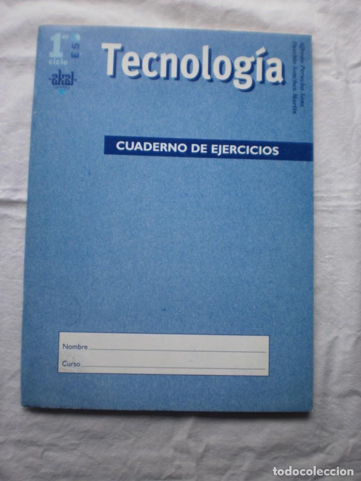 Libros de segunda mano: CUADERNO DE EJERCICIOS. AREA; TECNOLOGIA. 1 CICLO ESO - Foto 1