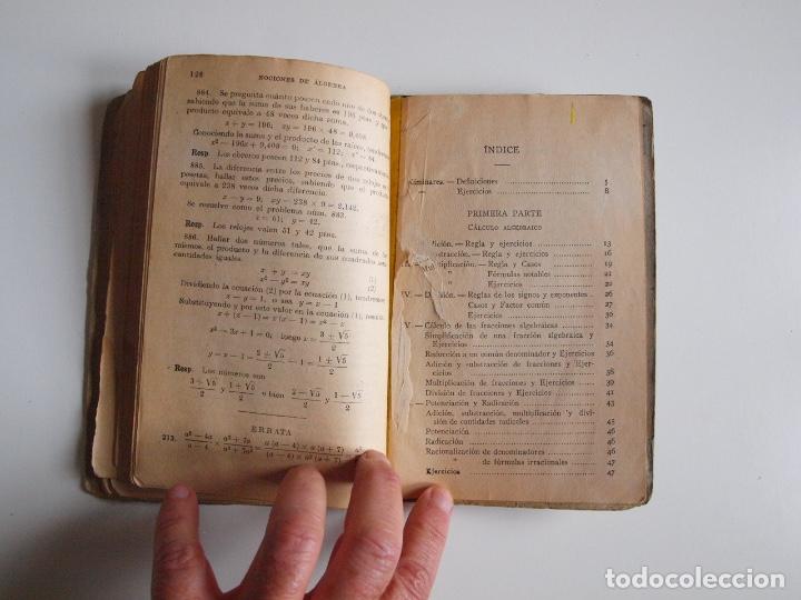 Libros de segunda mano: NOCIONES DE &Aacute;LGEBRA - CLAVE DE LOS EJERCICIOS - G. M. BRU&Ntilde;O - EDICIONES BRU&Ntilde;O - Foto 5