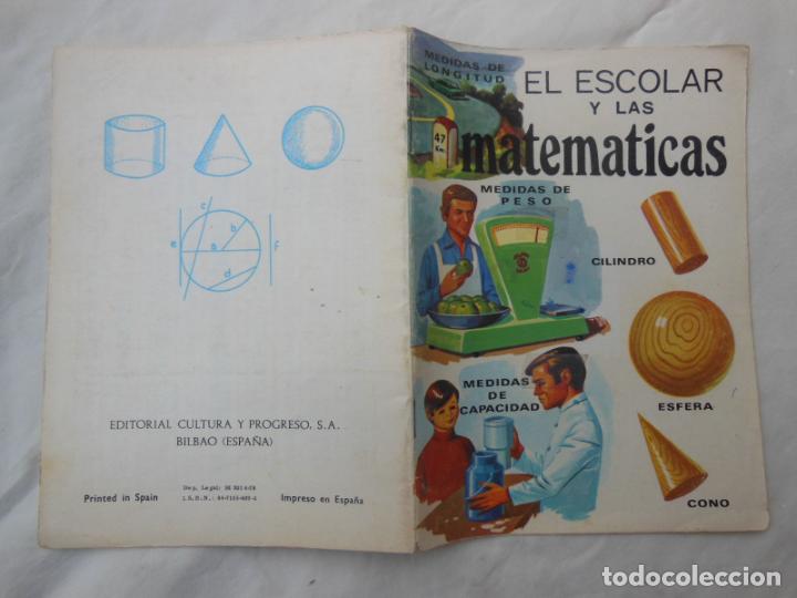 Libros de segunda mano: EL ESCOLAR Y LAS MATEM&Aacute;TICAS. 1978. Ed Cultura y Progreso - Foto 1