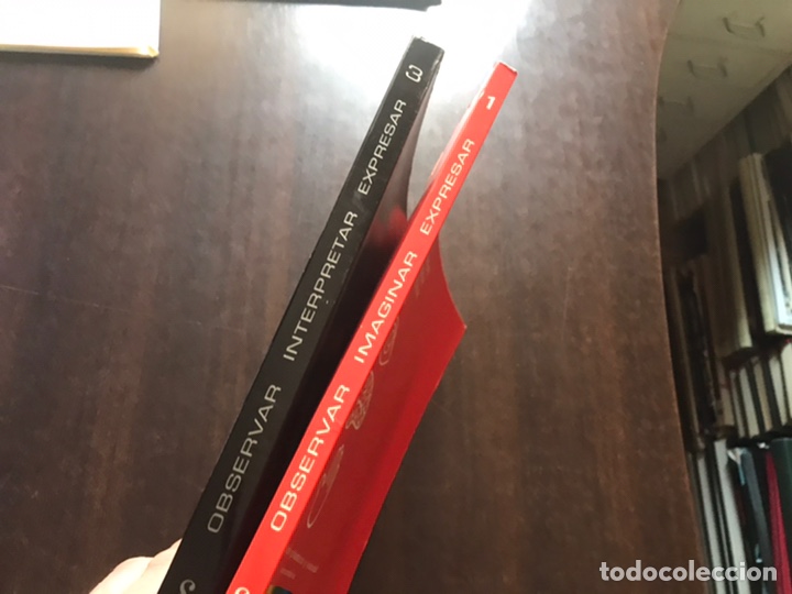 Libros de segunda mano: Educaci&oacute;n pl&aacute;stica y visual. Observar, imaginar, expresar. Interpretar. Dos libros 1 y 3. - Foto 4