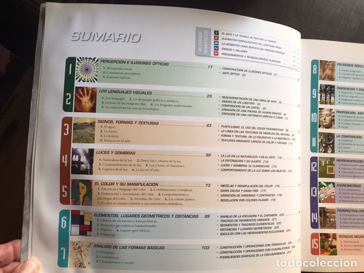 Libros de segunda mano: Educaci&oacute;n pl&aacute;stica y visual. Observar, imaginar, expresar. Interpretar. Dos libros 1 y 3. - Foto 7