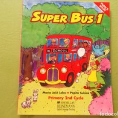 Libros de segunda mano: SUPER BUS 1 - PUPILS'S BOOK. PRIMARY 2ND CYCLE. Lote 206316830