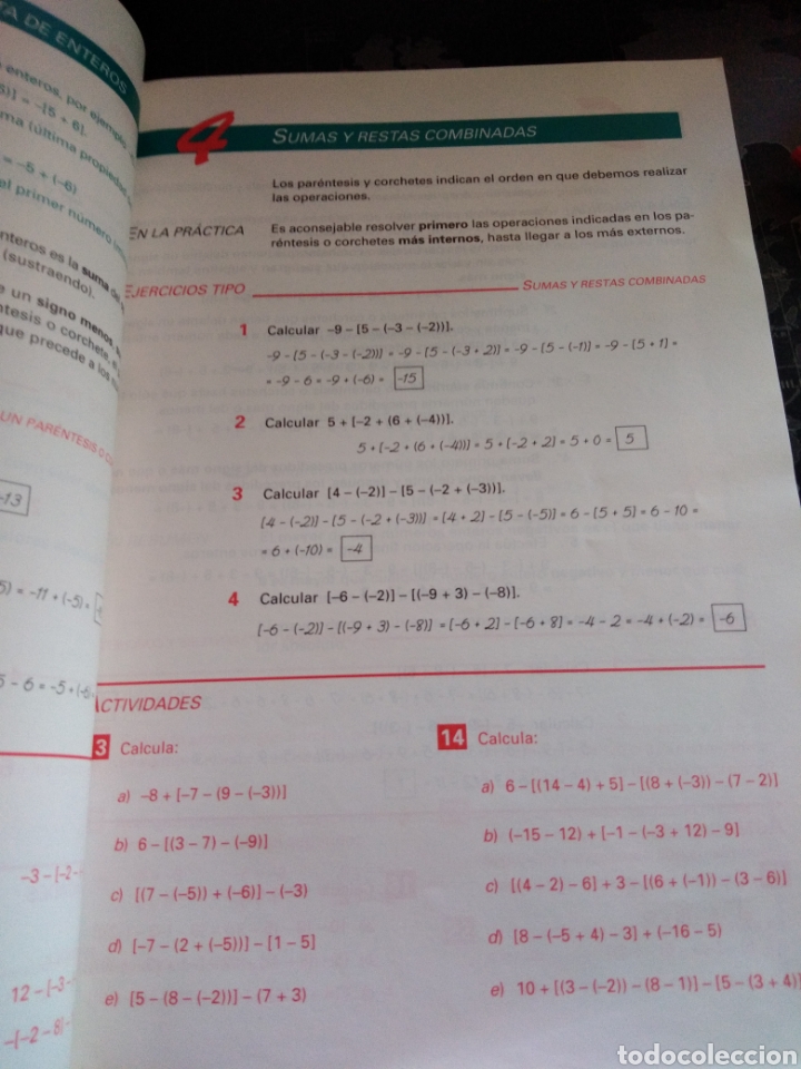 Libros de segunda mano: Azimut Matem&aacute;ticas 7&ordm; EGB - Anaya 1994 - Foto 2