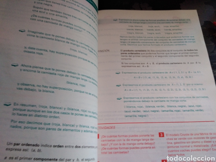 Libros de segunda mano: Azimut Matem&aacute;ticas 7&ordm; EGB - Anaya 1994 - Foto 3