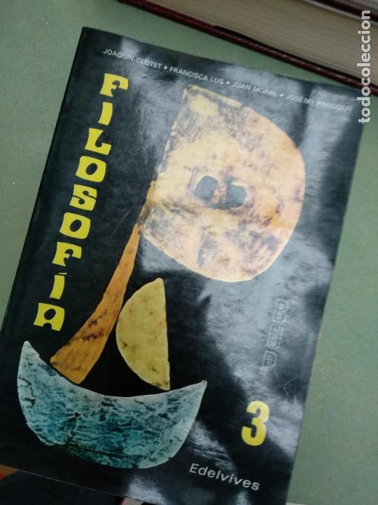 Libros de segunda mano: Filosofia 3 BUP . EDELVIVES - Foto 1