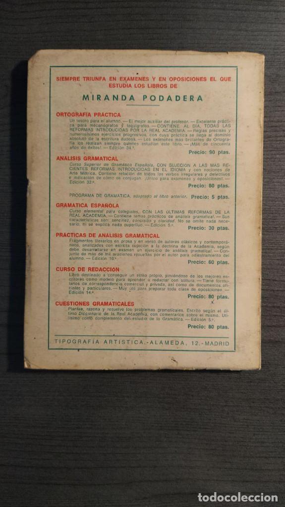 Libros de segunda mano: CURSO DE REDACCION . LUIS MIRANDA PODADERA. 1968 - Foto 4