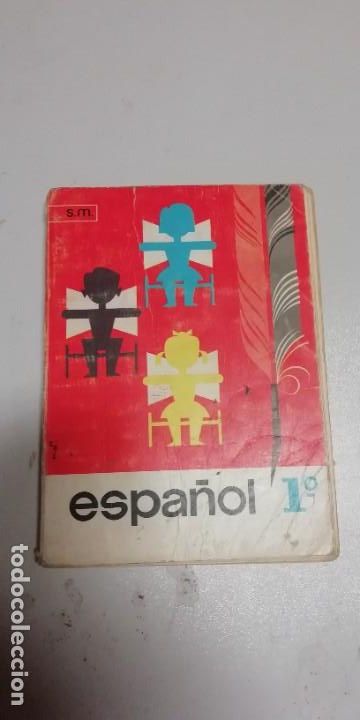 Libros de segunda mano: Libro de texto espa&ntilde;ol 1&ordm; de SM - Foto 1