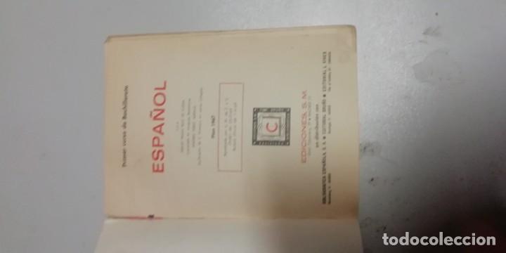 Libros de segunda mano: Libro de texto espa&ntilde;ol 1&ordm; de SM - Foto 2