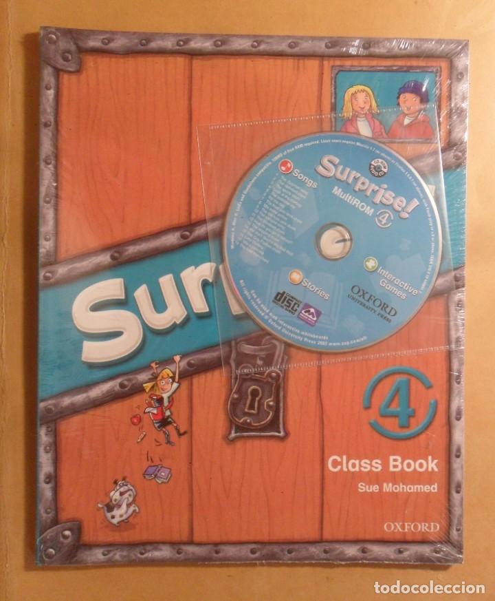 Libros de segunda mano: SURPRISE! - CLASS BOOK 4 - OXFORD - INCLUYE CD ** PRECINTADO - Foto 1
