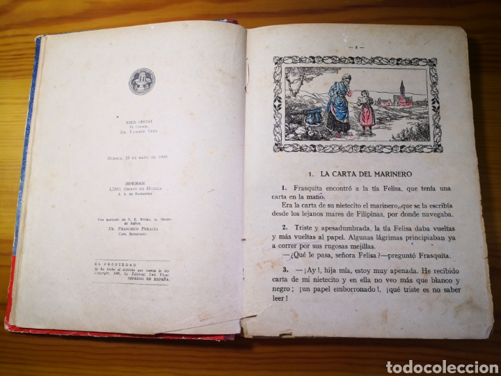 Libros de segunda mano: 1946 - Lecturas Graduadas Libro Primero, Editorial Luis Vives - Foto 5
