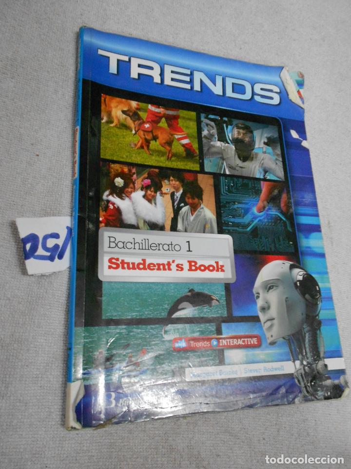 Libros de segunda mano: ANTIGUO LIBRO DE TEXTO - INGLES TRENDS BACHILLERATO 1&ordm; - Foto 1