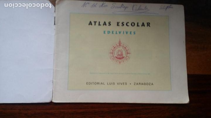 Libros de segunda mano: Atlas escolar Edelvives 1964 - Foto 3