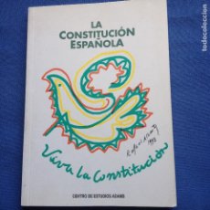 Libros de segunda mano: LA COSTITUCIÓN ESPAÑOLA 1978 - CENTRO DE ESTUDIOS ADAMS- PROLOGO DE GREGORIO PECES BARBA