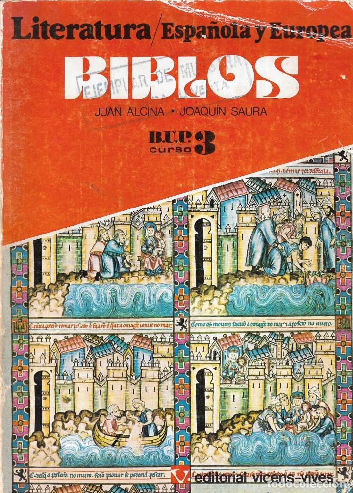 Literatura Española Y Europea Biblos 3º B.u.p. - Comprar Libros De ...