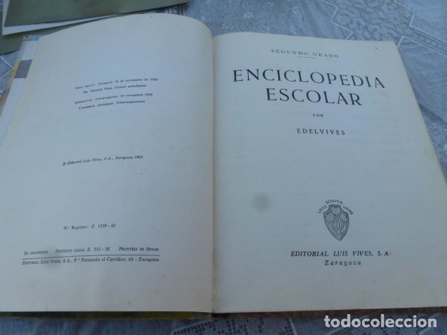 Libros de segunda mano: ENCICLOPEDIA 2&ordm; GRADO - ED. EDELVIVES 1965. - Foto 8
