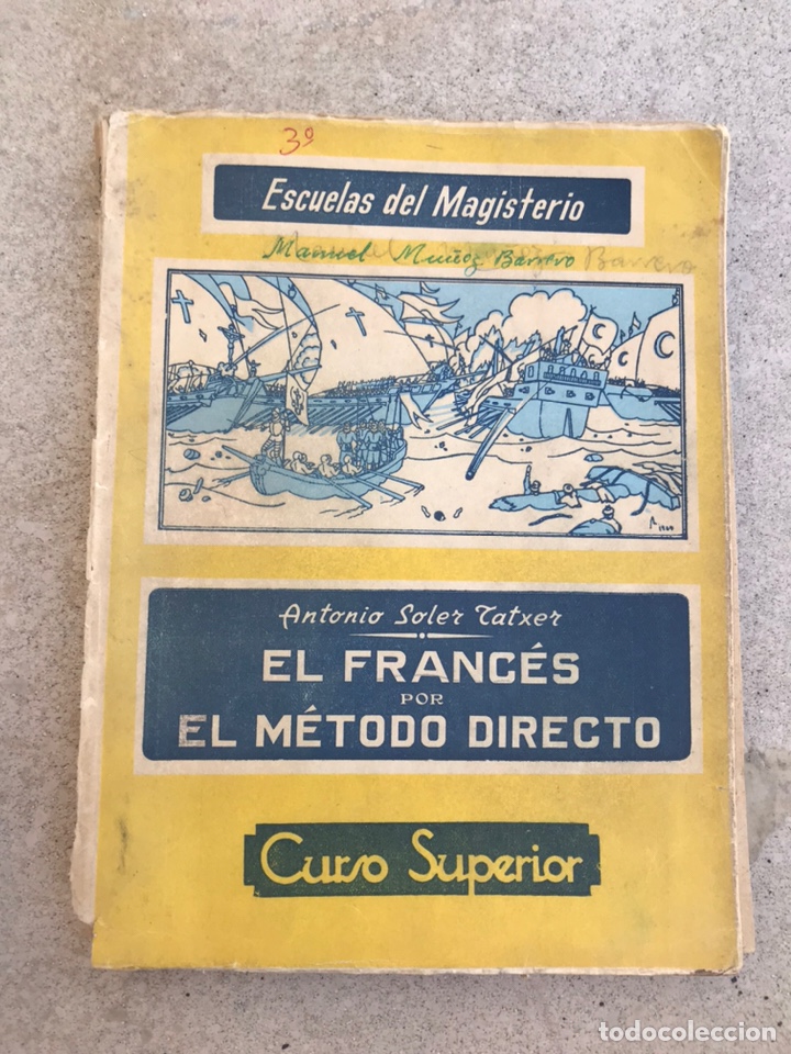 Libros de segunda mano: Libro &ldquo;El franc&eacute;s por m&eacute;todo directo&rdquo; 1957 - Foto 1