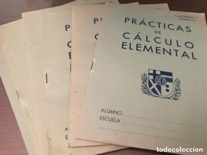 Libros de segunda mano: LOTE CUADERNOS ANTIGUOS PR&Aacute;CTICAS CALCULO ELEMENTAL - Foto 1