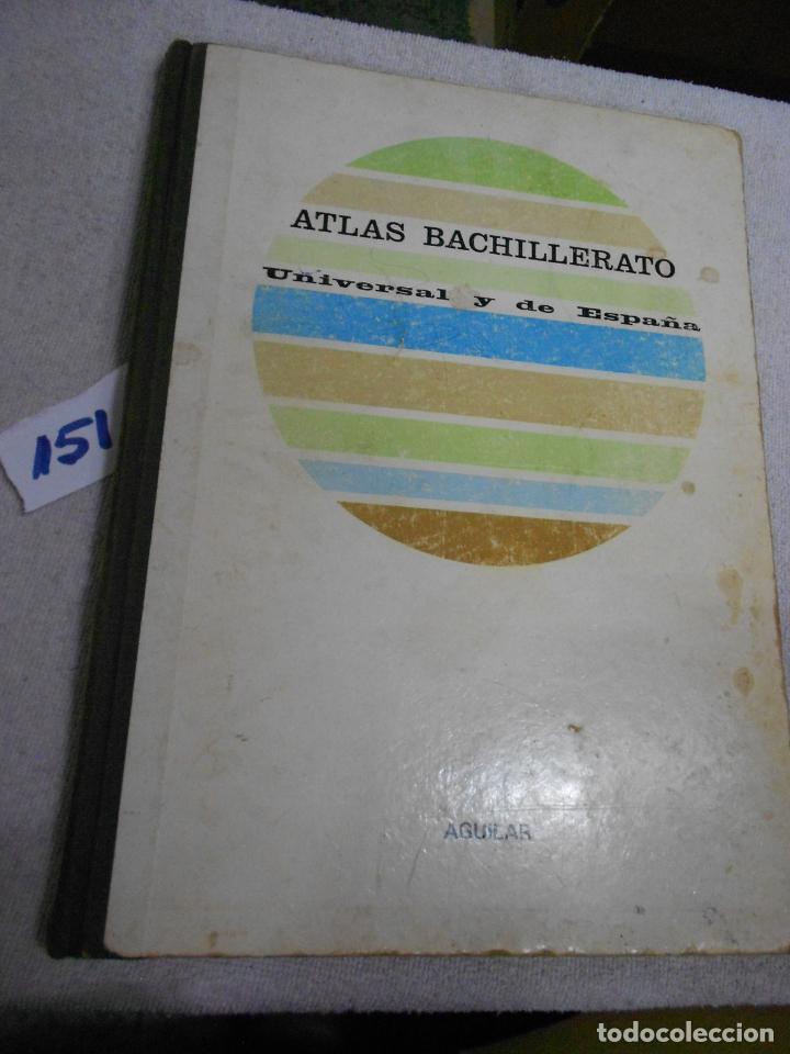 Libros de segunda mano: ANTIGUO ATLAS BACILLERATO UNIVERSAL Y DE ESPA&Ntilde;A - Foto 1