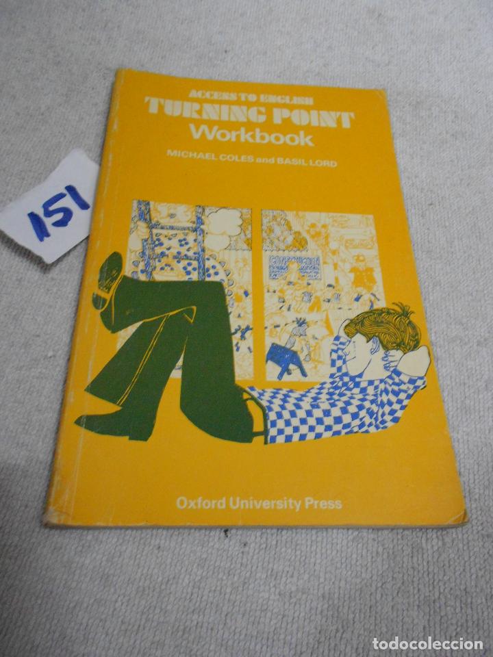 Libros de segunda mano: ANTIGUO LIBRO DE TEXTO - INGLES - TURNING POINT - Foto 1