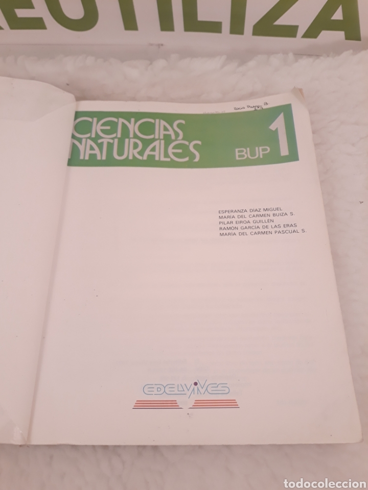 Libros de segunda mano: Ciencias Naturales. BUP 1. Edelvives. - Foto 3