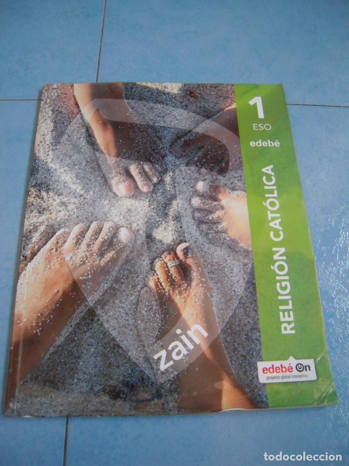 Libros de segunda mano: Religi&oacute;n Cat&oacute;lica 1&ordm; ESO Edeb&eacute; - Foto 1