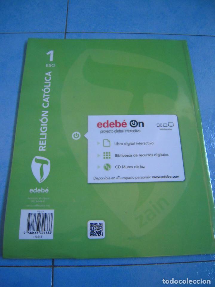 Libros de segunda mano: Religi&oacute;n Cat&oacute;lica 1&ordm; ESO Edeb&eacute; - Foto 3