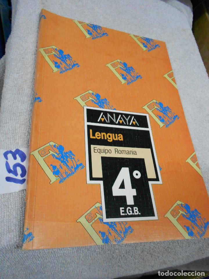 Libros de segunda mano: ANTIGUO LIBRO DE TEXTO - LENGUA 4&ordm; EGB - Foto 1