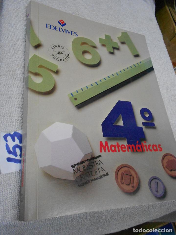Libros de segunda mano: ANTIGUO LIBRO DE TEXTO - MATEMATICAS 4&ordm; - Foto 1