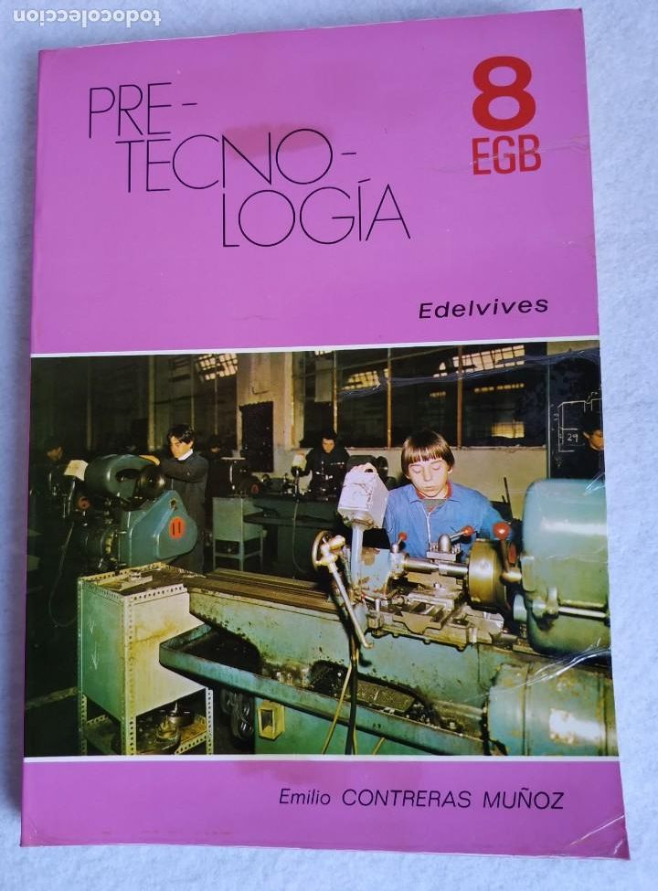 Libros de segunda mano: PRETECNOLOG&Iacute;A 8 EGB EDELVIVES 1980 - Foto 1