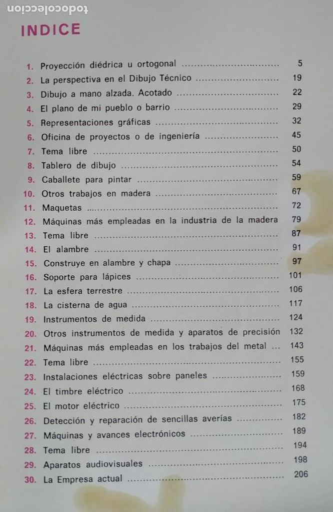 Libros de segunda mano: PRETECNOLOG&Iacute;A 8 EGB EDELVIVES 1980 - Foto 8