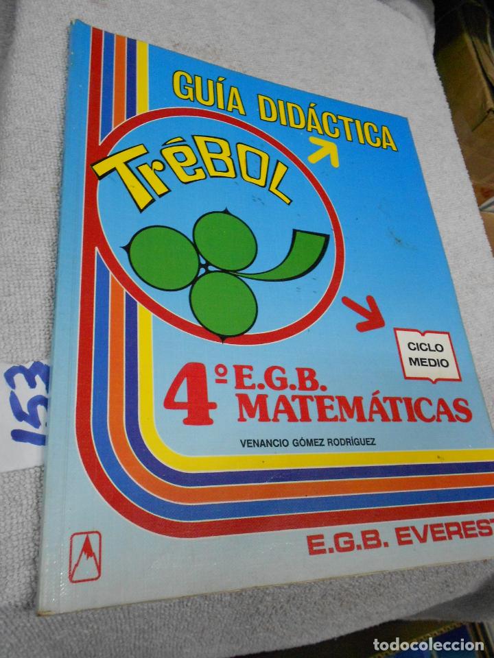 Libros de segunda mano: ANTIGUO LIBRO DE TEXTO - TREBOL 4&ordm; EGB MATEMATICAS - Foto 1
