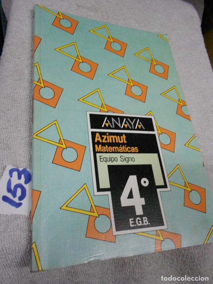 Libros de segunda mano: ANTIGUO LIBRO DE TEXTO - MATEMATICAS 4&ordm; EGB - Foto 1