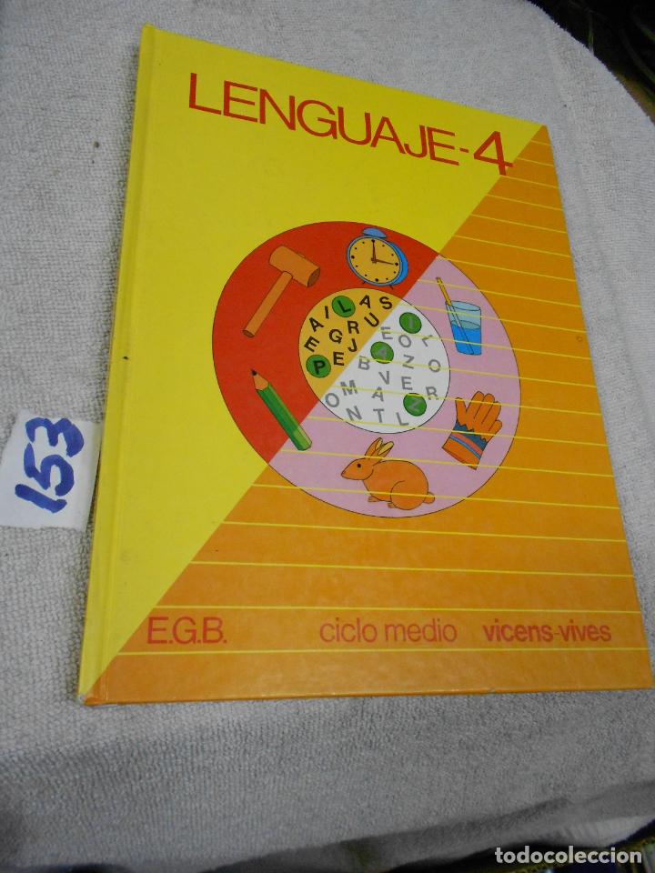 Libros de segunda mano: ANTIGUO LIBRO DE TEXTO - LENGUAJE 4&ordm; EGB - Foto 1