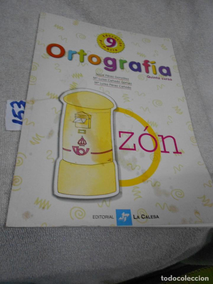 Libros de segunda mano: ANTIGUO LIBRO DE TEXTO - ORTOGRAFIA 5&ordm; CURSO - Foto 1