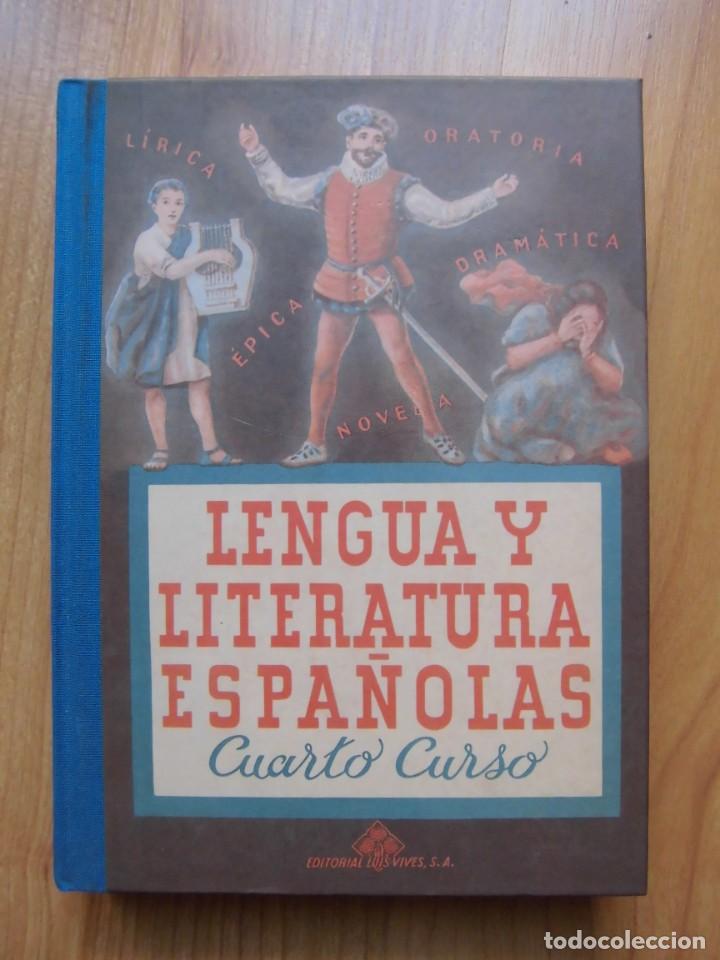 Libros de segunda mano: LENGUA Y LITERATURA ESPA&Ntilde;OLAS CUARTO CURSO FACS&Iacute;MIL - Foto 1