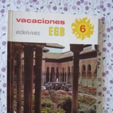Libros de segunda mano: VACACIONES EDELVIVES 6º EGB. AÑO 1983. Lote 212417697